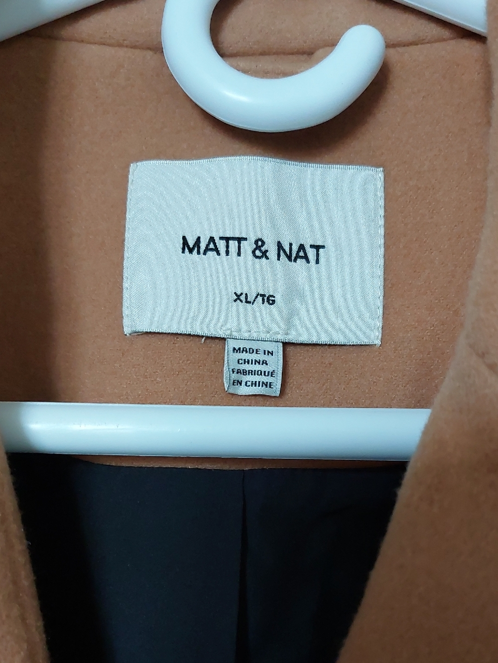 Matt & Nat Eve Camel Belted Long Coat - Picture 2 of 5